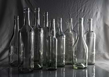 Empty Glass Bottles
