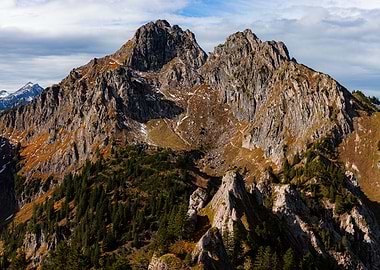 Mountain Range Landscape