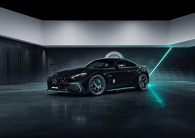 Black Mercedes-AMG GT