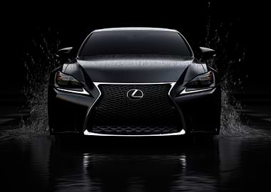 Black Lexus IS
