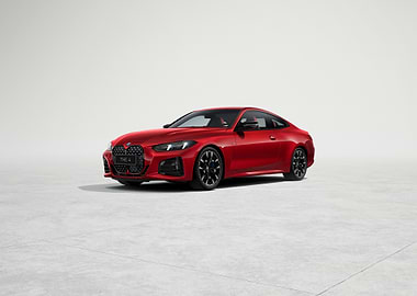 Red BMW 4 Series Coupe