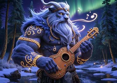 Väinämöinen – The Legendary Sage | Kalevala Art Print