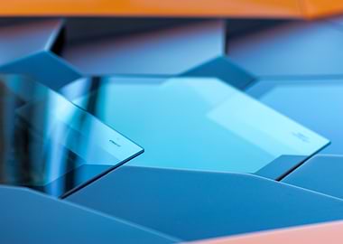 Orange Lamborghini Detail