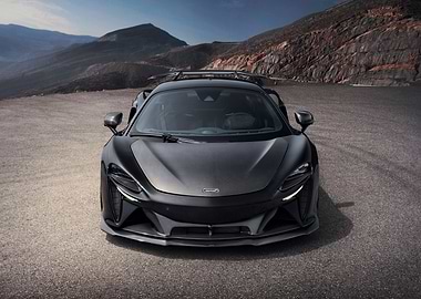 Black McLaren 765LT