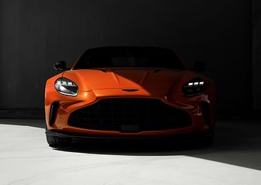 Orange Sports Car