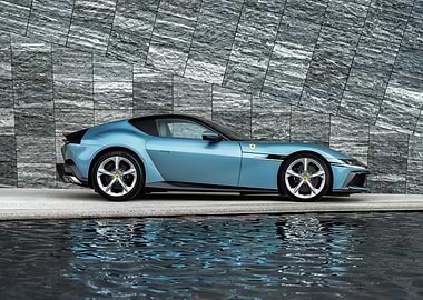 Ferrari Purosangue Blue