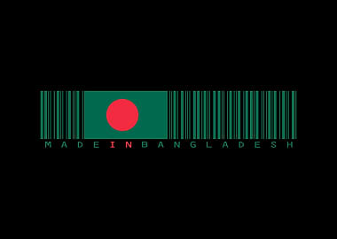 Bangladesh Flag Barcode