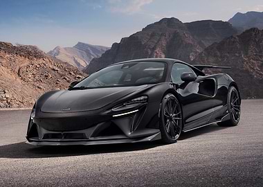 Black McLaren 765LT
