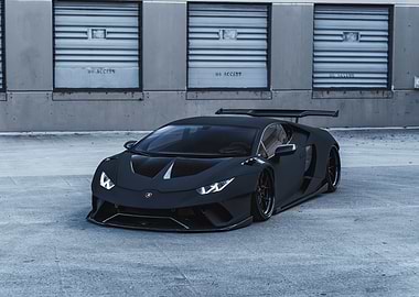 Black Lamborghini Huracan