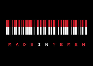 Yemen Barcode Flag