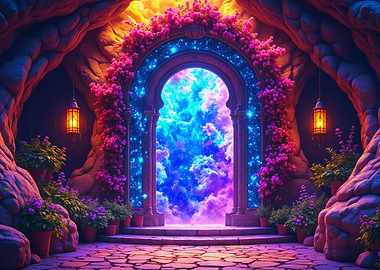 Magical Portal in Cave