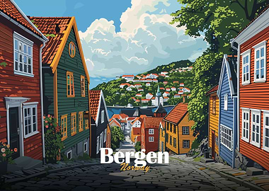 Bergen, Norway Cityscape