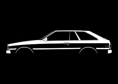 Corolla Liftback (E70) Silhouette