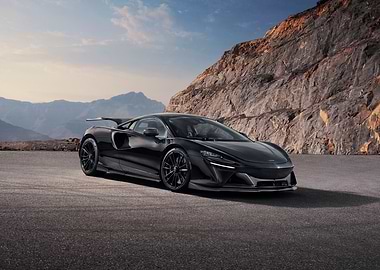 Black McLaren 765LT