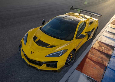 Yellow Corvette Z06
