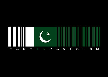 Pakistan Flag Barcode