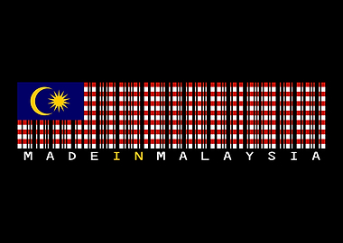 Malaysian Flag Barcode