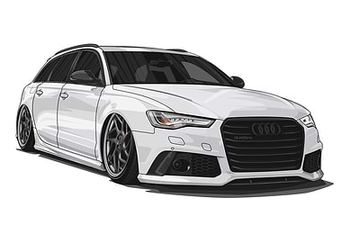 Audi A6 4G Bagged