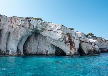 Sea Cave and Turquoise Water