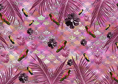 Tropical Jungle Scales Glam 1