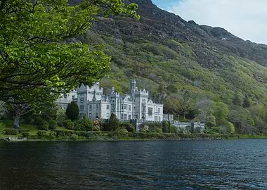 Irish Abbey by the Lake (Kylemore Abbey)