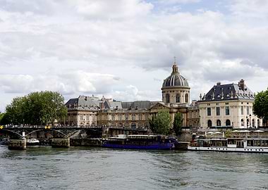 Parisian River Scene