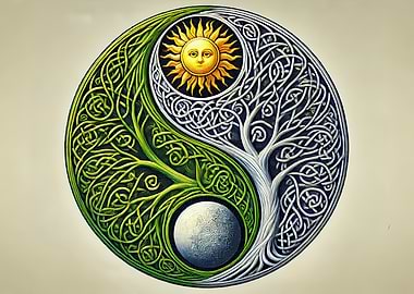 Celtic Solstice : Yin Yang Tree of Life