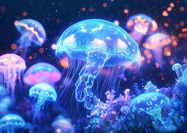 Glowing Jellyfish