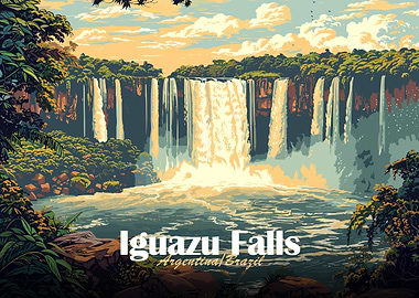 Iguazu Falls Poster