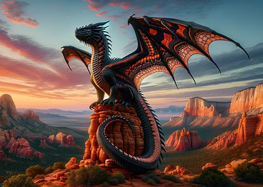 Southwest Sunset Dragon