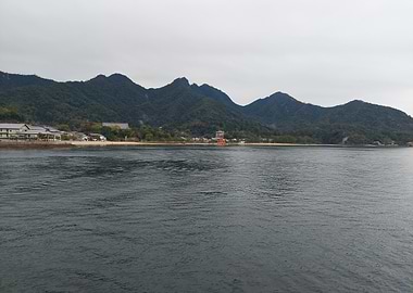 Miyajima's surrounding mountians