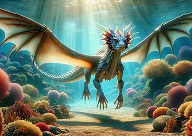 Sea Dragon Fantasy Art