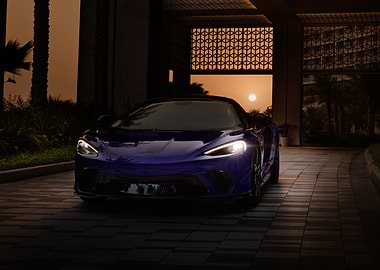 Purple McLaren 765LT