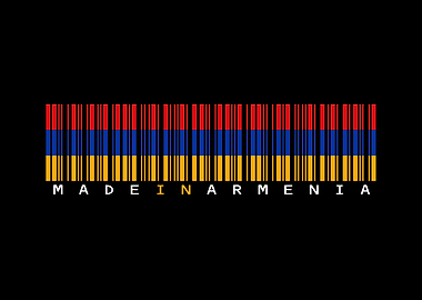 Armenia Barcode Flag
