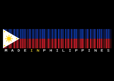 Philippines Barcode Flag