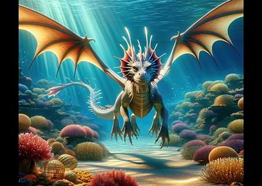 Sea Dragon Fantasy Art