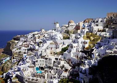 Santorini Village View