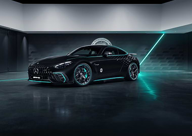 Black Mercedes-AMG GT