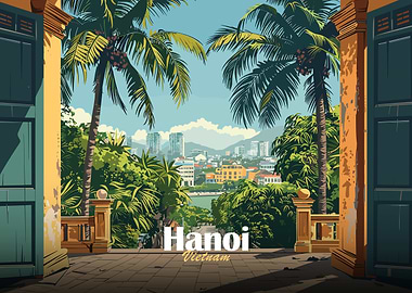 Hanoi Cityscape View
