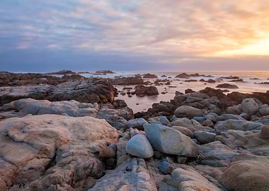 Rocky Coast Sunset