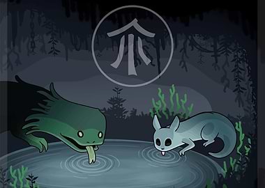 Fantasy Creatures by Water