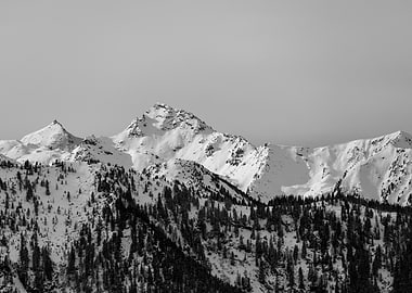 Snowy Mountain Range