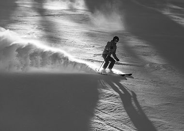 Skier in Powder