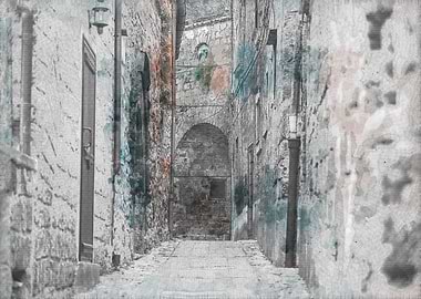 Stone Alleyway CasertaVecchia italy
