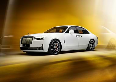 White Rolls Royce Phantom