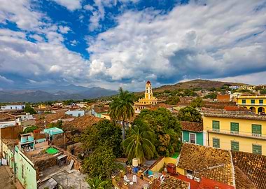 Cuban Town Aerial View, Trinidad