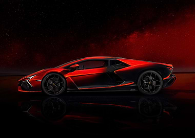 Red Lamborghini