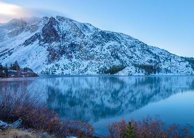 Snowy Mountain Lake