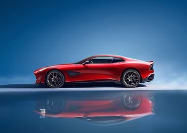 Red Sports Car Side View