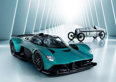 Aston Martin Valkyrie & Vintage Racer